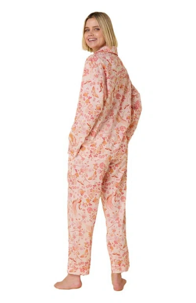 The Cat's Pajamas Voile Pajama Set Floral In Multi