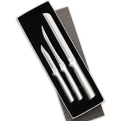 Radà Rada 3 Piece Sensational Serrations Knife Set In Silver