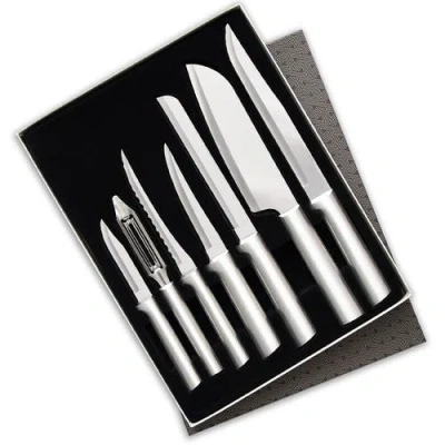 Radà Rada 7 Piece Knife Starter Set With Gift Box In Silver
