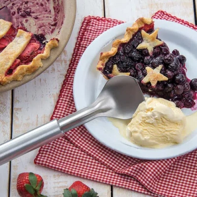 Radà Rada Cutlery Pie A 'la Mode Serving Set With Gift Box In Silver