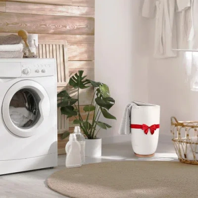 Live Fine Bucket Towel Warmer, White In White