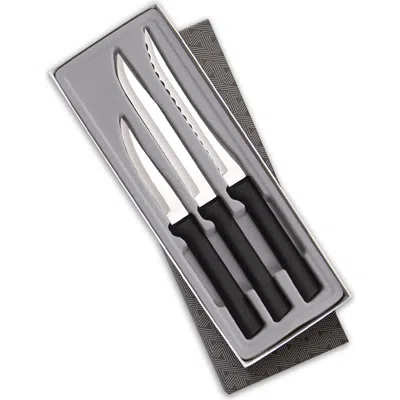 Radà Rada 3 Piece Cooking Essentials Knife Set With Gift Box In Black