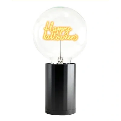 Mitb Happy Halloween Portable Table Lamp In Black