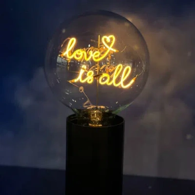 Mitb Love Is All Portable Table Lamp In Green