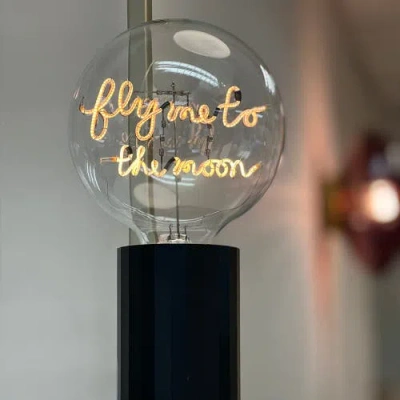 Mitb Fly Me To The Moon Portable Table Lamp In Green