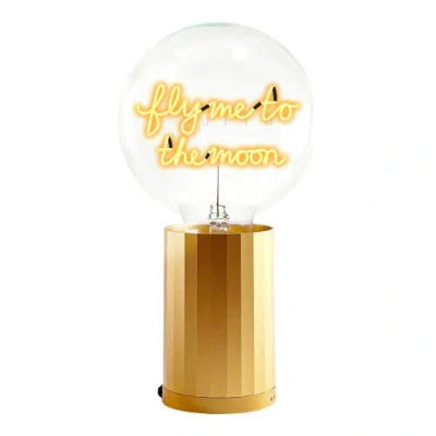 Mitb Fly Me To The Moon Portable Table Lamp In Gold