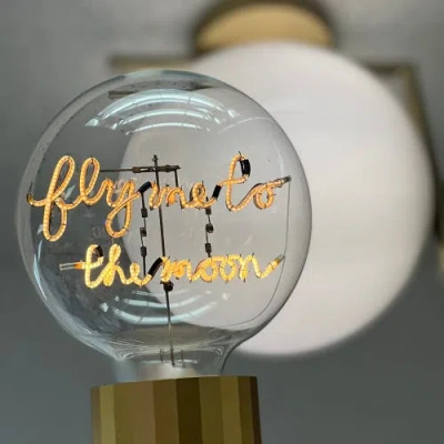 Mitb Fly Me To The Moon Portable Table Lamp In Yellow