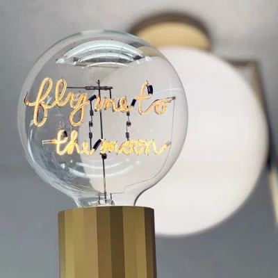 Mitb Fly Me To The Moon Portable Table Lamp In Green