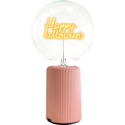 Mitb Happy Halloween Portable Table Lamp In Pink