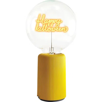 Mitb Happy Halloween Portable Table Lamp In Yellow