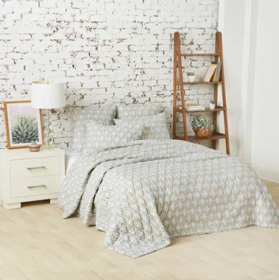 Carol & Frank Liam Sky Cotton Standard Sham 20" X 26" In Multi