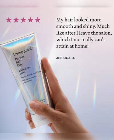 Living Proof Perfect Hair Day High-shine Gloss 6.7oz. In Transparent