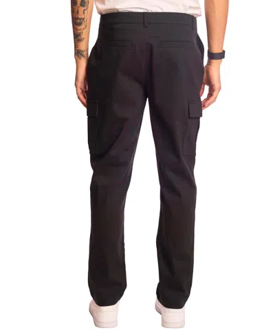 Paisley & Gray Straight Leg Cargo Pants In Black