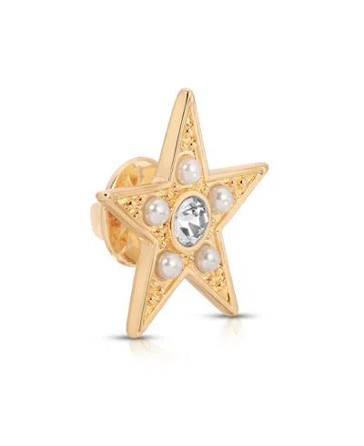 Ettika Gold Plated Celestial Brooch Set In Gold