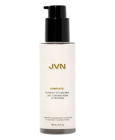 Jvn Hair Complete Blowout Styling Milk, 3.04 Oz. In Transparent