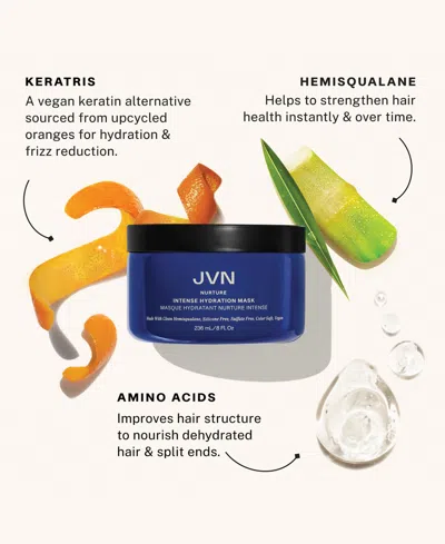 Jvn Hair Nurture Intense Hydration Mask, 8 Oz. In Transparent