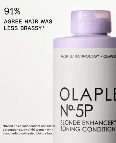 Olaplex Unisex 8.5oz No 5p Blonde Enhancer Toning Conditioner In Transparent