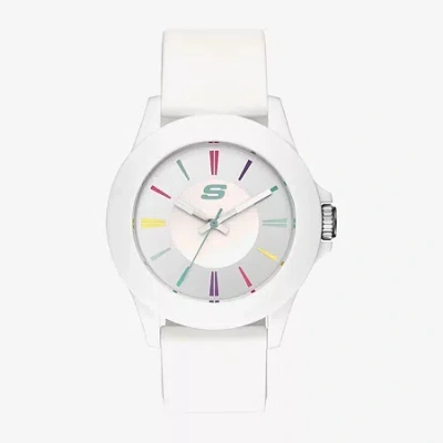 Skechers Rosencrans Midsize Womens White Strap Watch Sr6080 In White