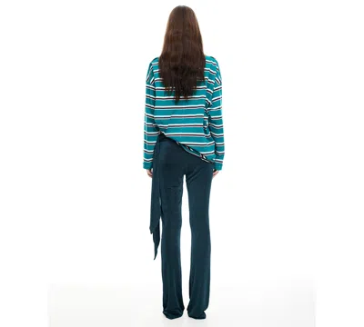 Lioness Women's Butterfly Tie Mid Rise Pants In Green