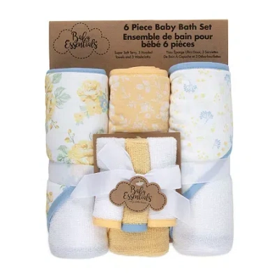 Baby Essentials 6-pc. Hooded Towel In Blue