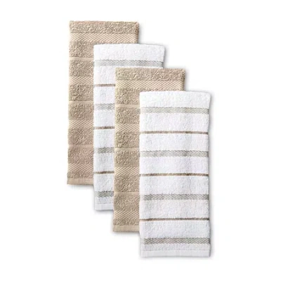 Kitchenaid Albany 4-pc. Kitchen Towel Set In Sand