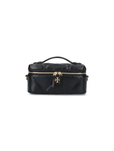 Tory Burch Vanity Bag "east-west" In Black