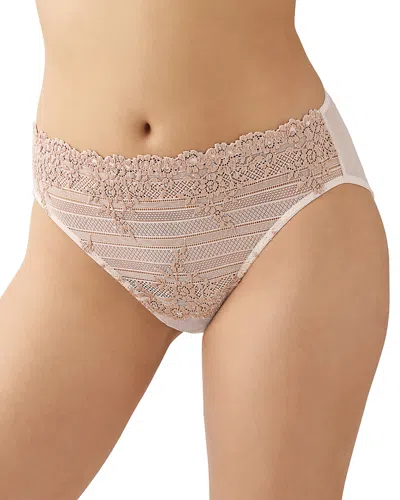 Wacoal Embrace Lace High-cut Briefs In Neutral