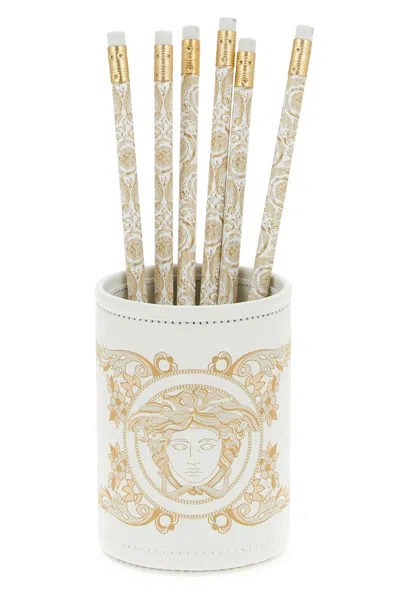 Versace Home 'medusa Gala' Pen Holder In Multi