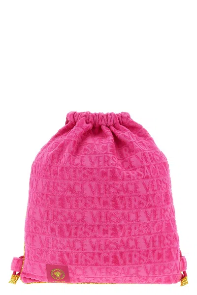 Versace Home 'baroque' Gym Bag In Pink