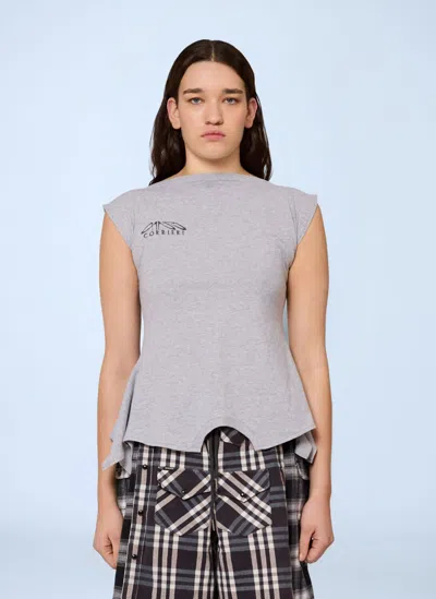 Gina Corrieri 180 T-shirt In Gray