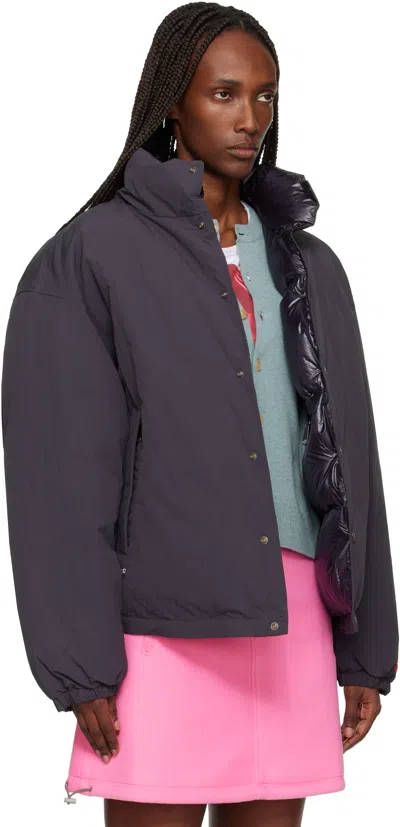 The North Face Black 'tnf Red Box' Down Jacket