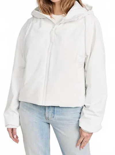 Rains Lohja Short Jacket In White In White