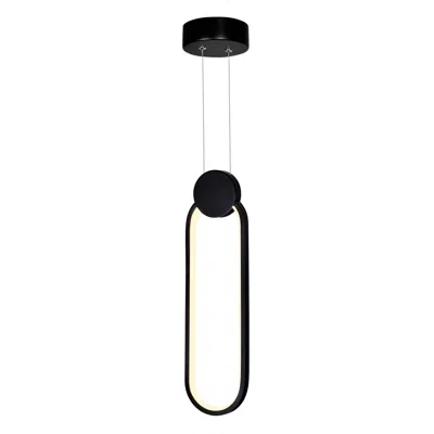 Cwi Lighting Pulley 4 In Led Black Mini Pendant In Multi