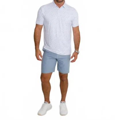 Andersonord Logan Polo In White/niagara Mist/warm Steel In Multi