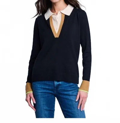 Lisa Todd Double Down Sweater In Black In Black