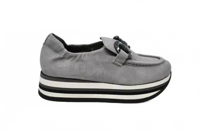 Softwaves Women's Catlin Loafer In Light Grey In Multi