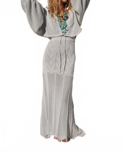 Jen's Pirate Booty Women's Pearl City Skirt In Coastal Mist In Gray