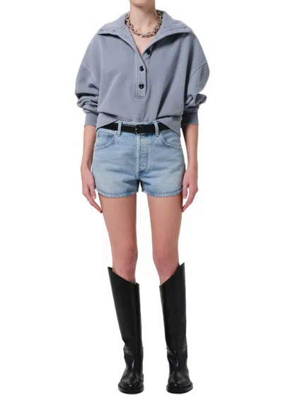 Citizen Of Humanity Abita Denim Short In Blaire In Blue