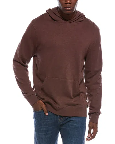 Onia Slub Terry Hoodie In Brown