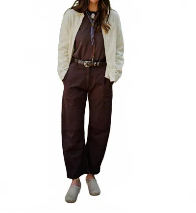 Road To Nowhere Baja Japanese Twill Pant In Walnut In Brown
