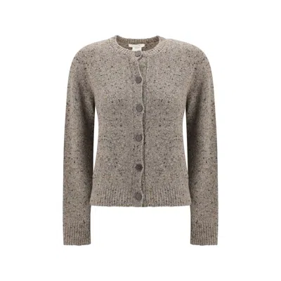 The Row Beige Cashmere Cardigan