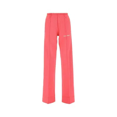 Palm Angels Multicolor Cotton Casual Pants In Red