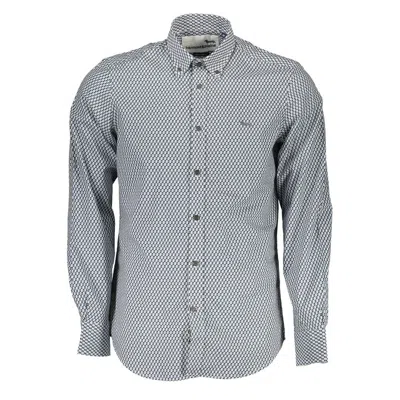 Harmont & Blaine Blue Cotton Pattern Shirt In Blue