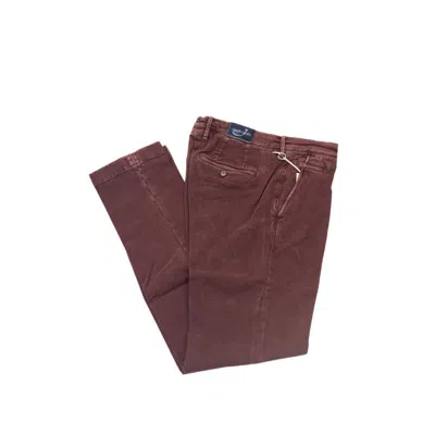 Jacob Cohen Burgundy Cotton Chino Pants In Burgundy