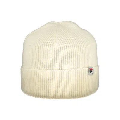 Fila White Acrylic Men's Cap In White