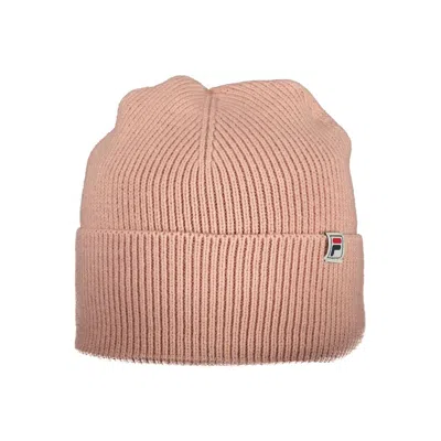 Fila Pink Acrylic Men's Hat In Pink