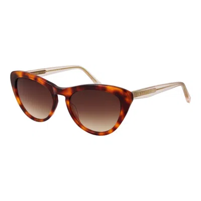 Ted Baker Multicolor Acetate Sunglasses In Brown