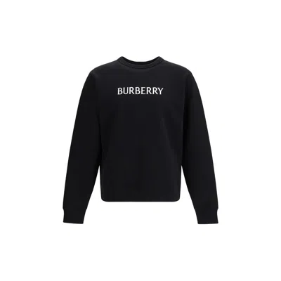Burberry Black Slim Cotton Terry-effect Sweatshirt