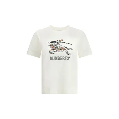 Burberry Equestrian Knight Design Cotton T-shirt