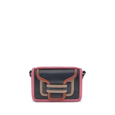 Pierre Hardy Multicolor Calf Leather Bos Taurus Shoulder Bag In Multi